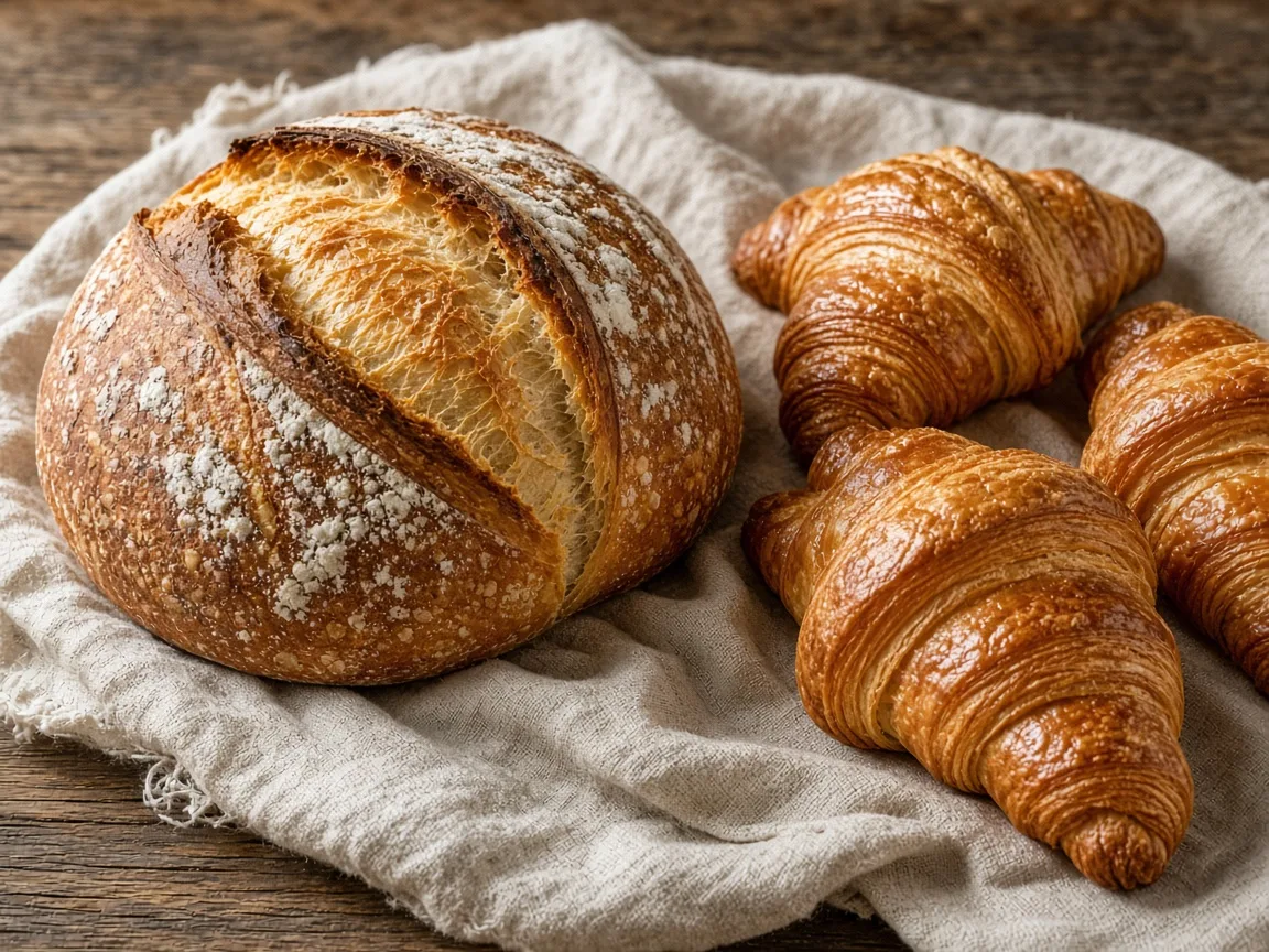 Piekarz przy piecu