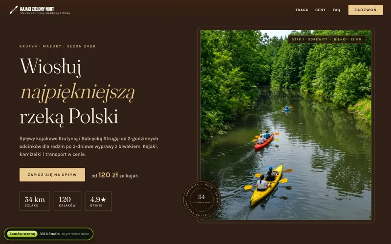 Podgląd: Kajaki Zielony Nurt
