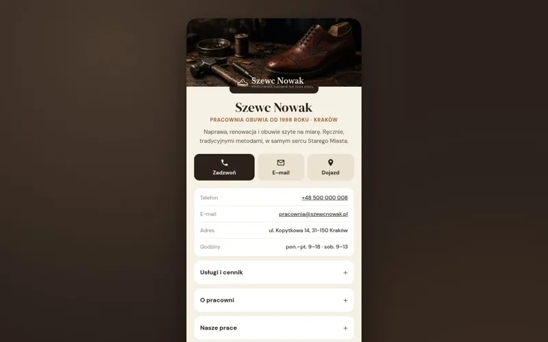 Podgląd: Szewc Nowak