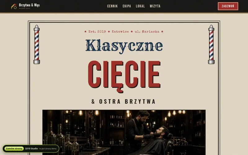 Podgląd: Brzytwa & Wąs Barber Shop
